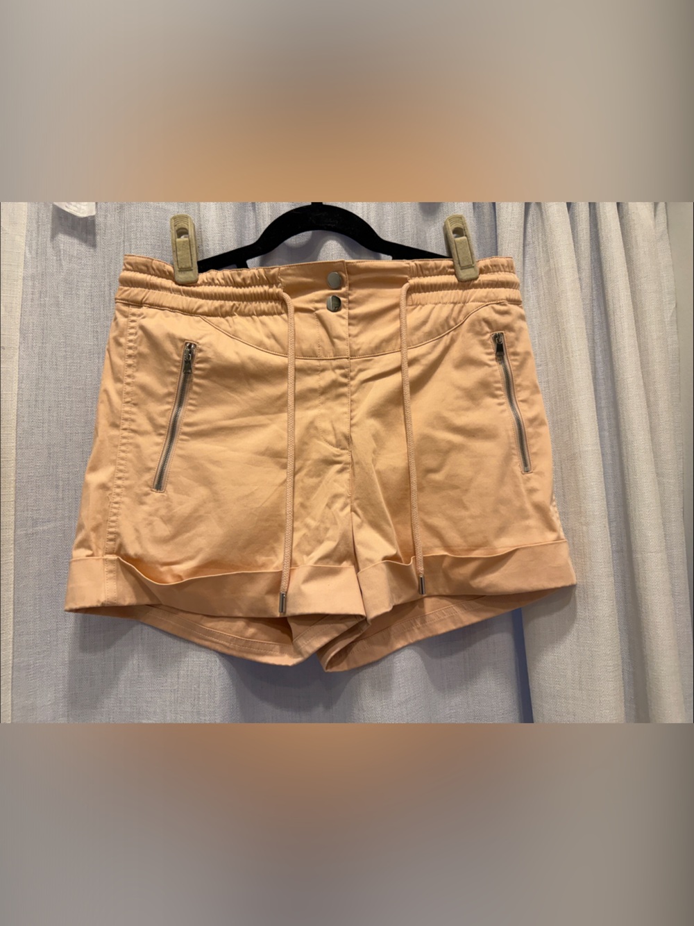 Robert Rodriguez Peach Athletic Drawstring Shorts